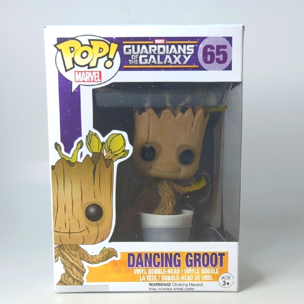 DANCING GROOT Funko Pop Marvel 65 Vinyl Bobble-Head Guardians of the Galaxy